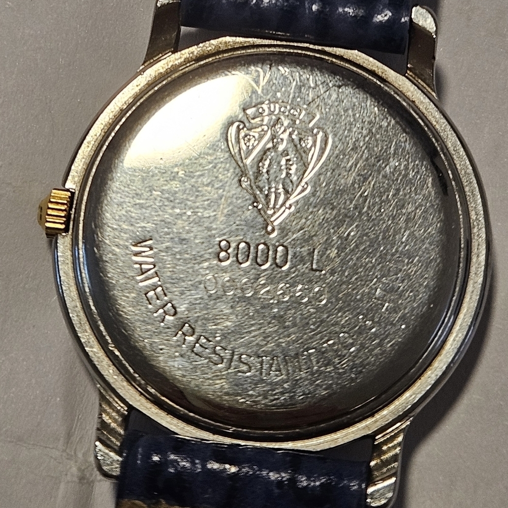 Similar Items Sponsored See all   Vintage Gucci 13mm Black Crocodile Leather Wat - Picture 5 of 6